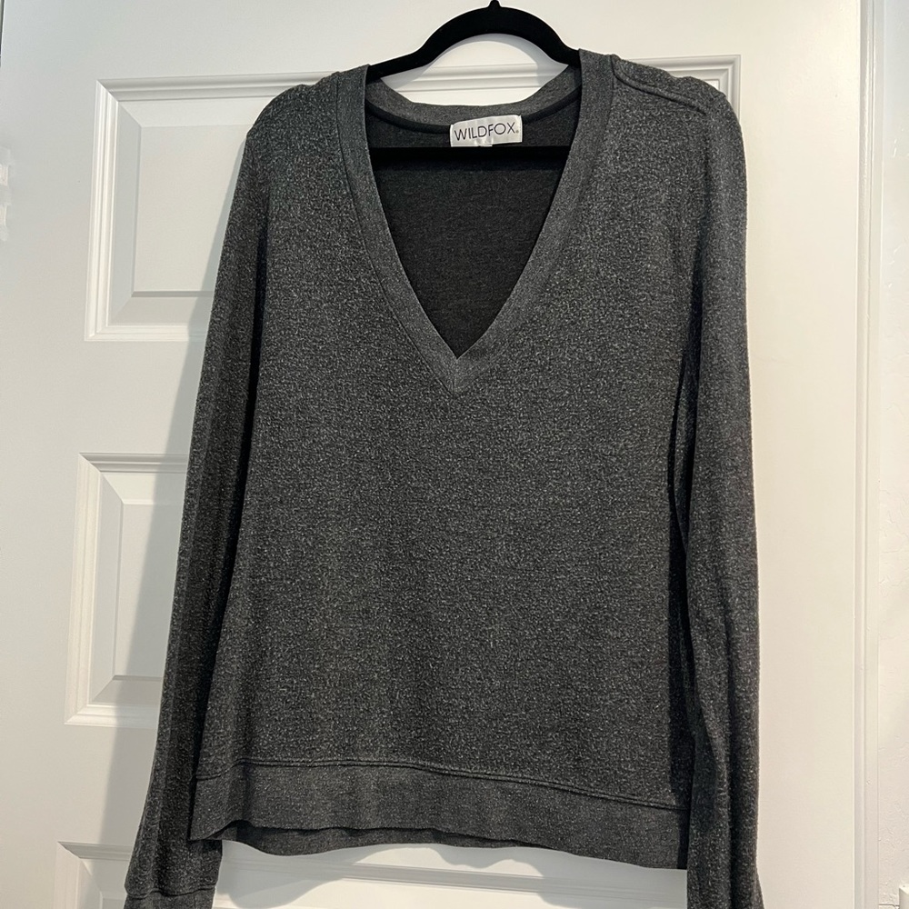 Wildfox Baggy Beach Jumper Deep V